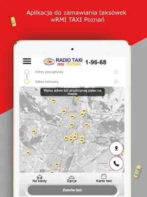 RMI TAXI Poznań 1-96-68 android App screenshot 3