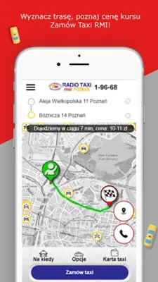RMI TAXI Poznań 1-96-68 android App screenshot 6
